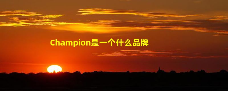 Champion是一个什么品牌，Champion真假鉴定方法