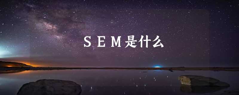 SEM是什么