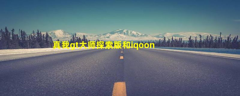 真我gt大师探索版和iqooneo5哪个值得入手_对比