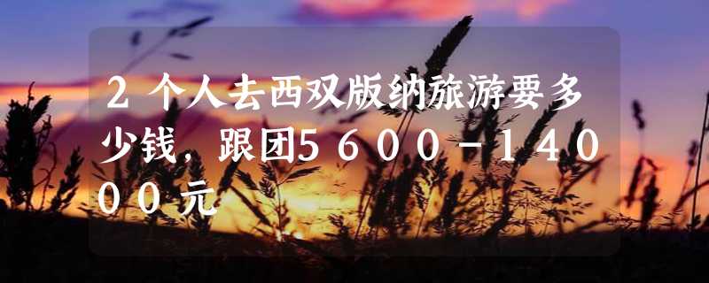 2个人去西双版纳旅游要多少钱，跟团5600-14000元