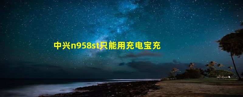 中兴n958st只能用充电宝充电是什么故障