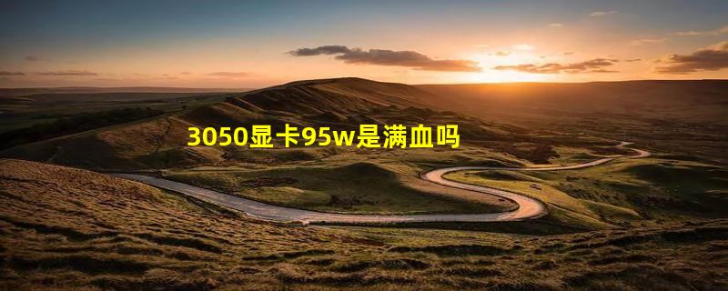 3050显卡95w是满血吗