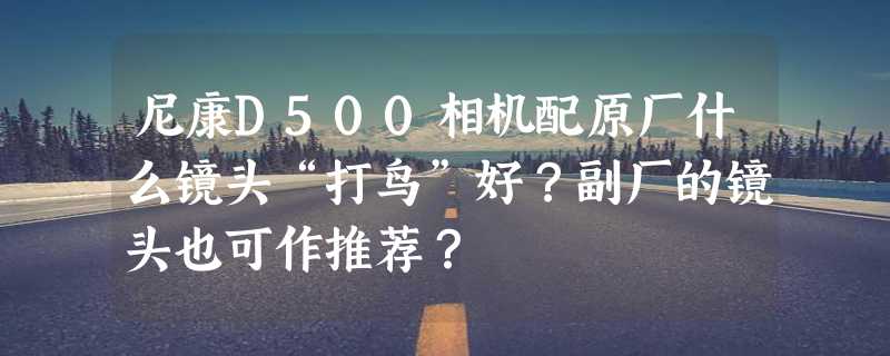 尼康D500相机配原厂什么镜头“打鸟”好？副厂的镜头也可作推荐？