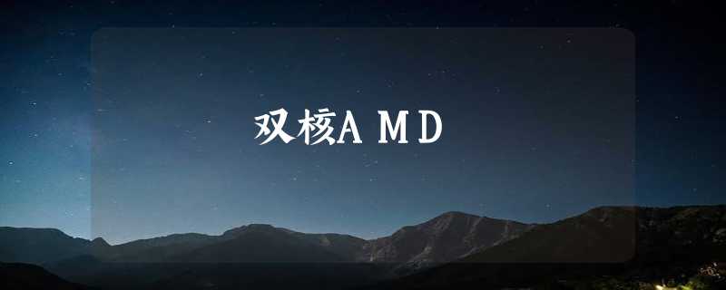 双核AMD