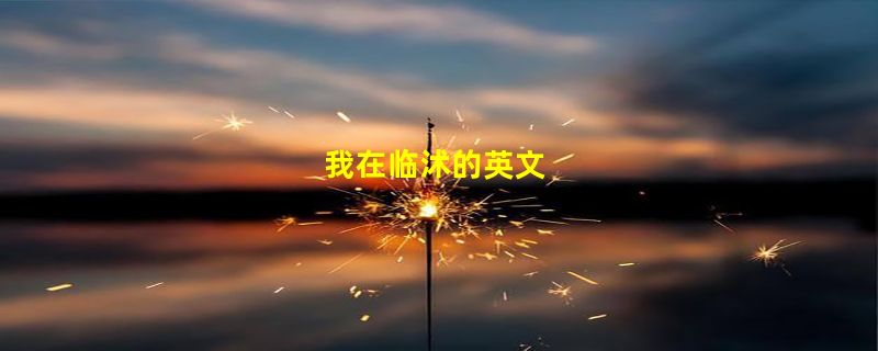 我在临沭的英文